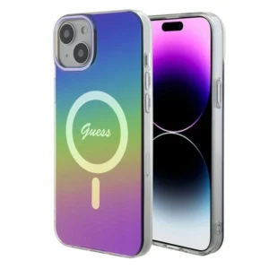 Guess IML Iridescent MagSafe case for iPhone 15 / 14 / 13 6.1" - multicolor