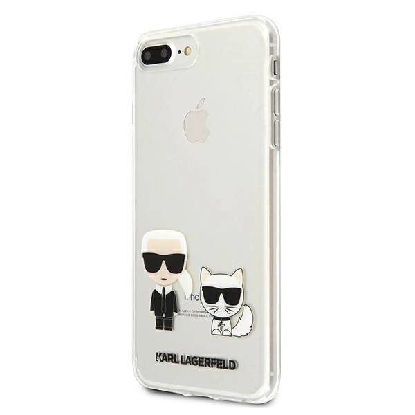 Karl Lagerfeld Karl & Choupette dėklas iPhone 7 / 8 Plus - skaidrus - Image 2