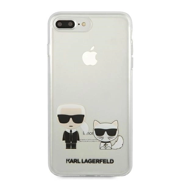 Karl Lagerfeld Karl & Choupette dėklas iPhone 7 / 8 Plus - skaidrus - Image 3