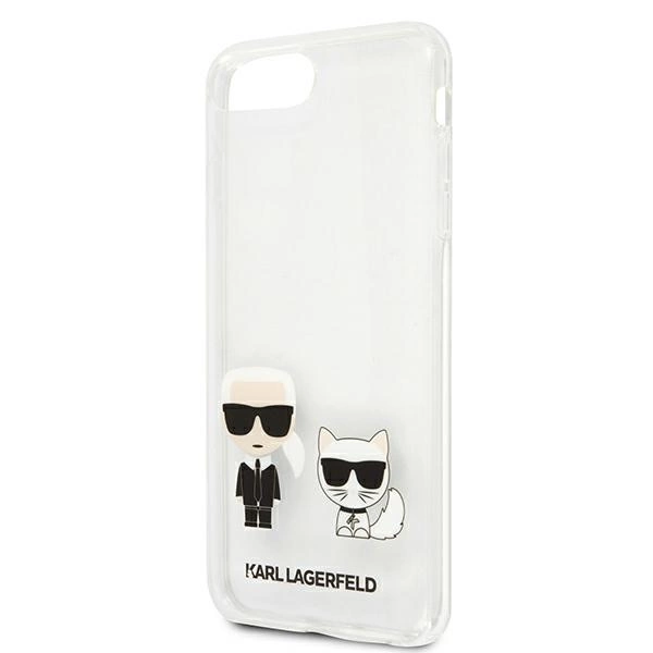 Karl Lagerfeld Karl & Choupette dėklas iPhone 7 / 8 Plus - skaidrus - Image 6
