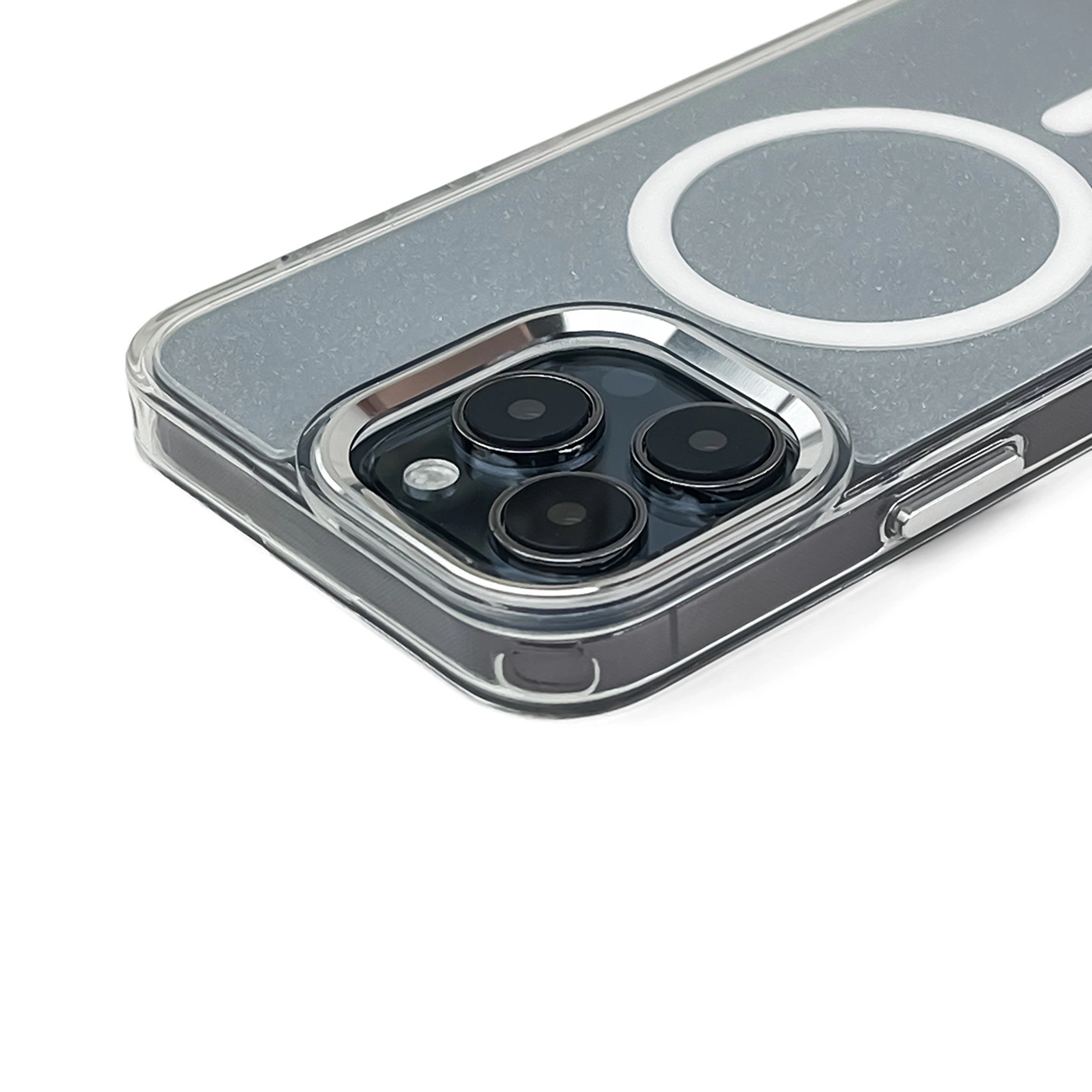 Blizgus dėklas su MagSafe Samsung Galaxy A26 5G - baltas - Image 3