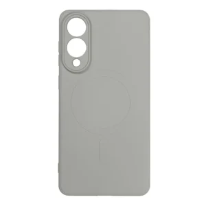 Liquid Silicone Case with MagSafe for Samsung Galaxy S25 Edge - Gray