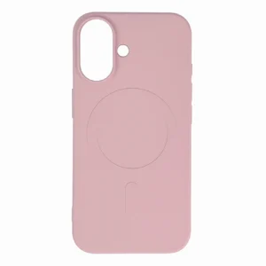 Liquid Silicone Case with MagSafe for Samsung Galaxy S25 Edge - Pink
