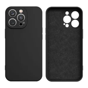 Silicone Case for Samsung Galaxy S25 Edge - Black