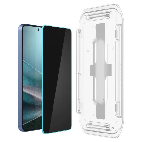 Spigen Glas.TR “Ez Fit” Privacy HD 2-pack apsauginis stiklas Samsung Galaxy S24 / S25 - Image 4