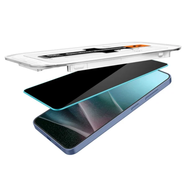 Spigen Glas.TR “Ez Fit” Privacy HD 2-pack apsauginis stiklas Samsung Galaxy S24 / S25 - Image 6