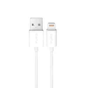 Puro TPE 12W USB-A - Lightning Cable 2m - White