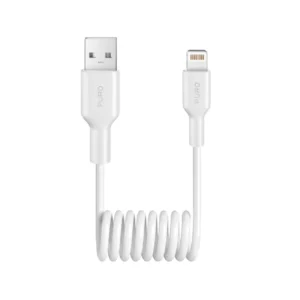 Puro 12W USB-A - Lightning Spiral Cable 1m - White