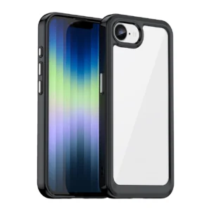 Outer Space Case for iPhone 16e Flexible Frame Cover - Black