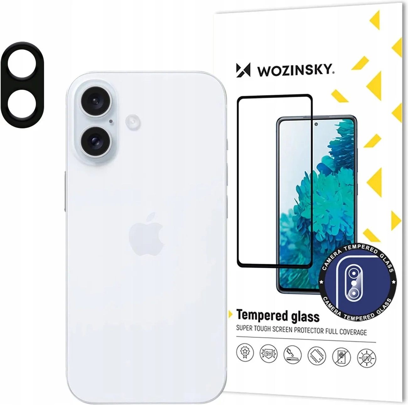 Wozinsky Full Camera Glass tempered glass for the entire camera iPhone 16e