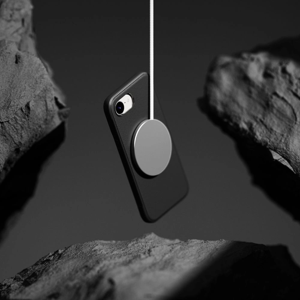 Ringke Onyx magnetinis MagSafe iPhone 16e dėklas – juodas - Image 5