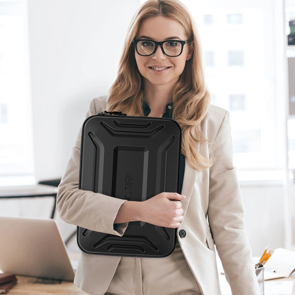 Tech-Protect Kevlar Pro nešiojamo kompiuterio dėklas 13–14” – juodas - Image 12