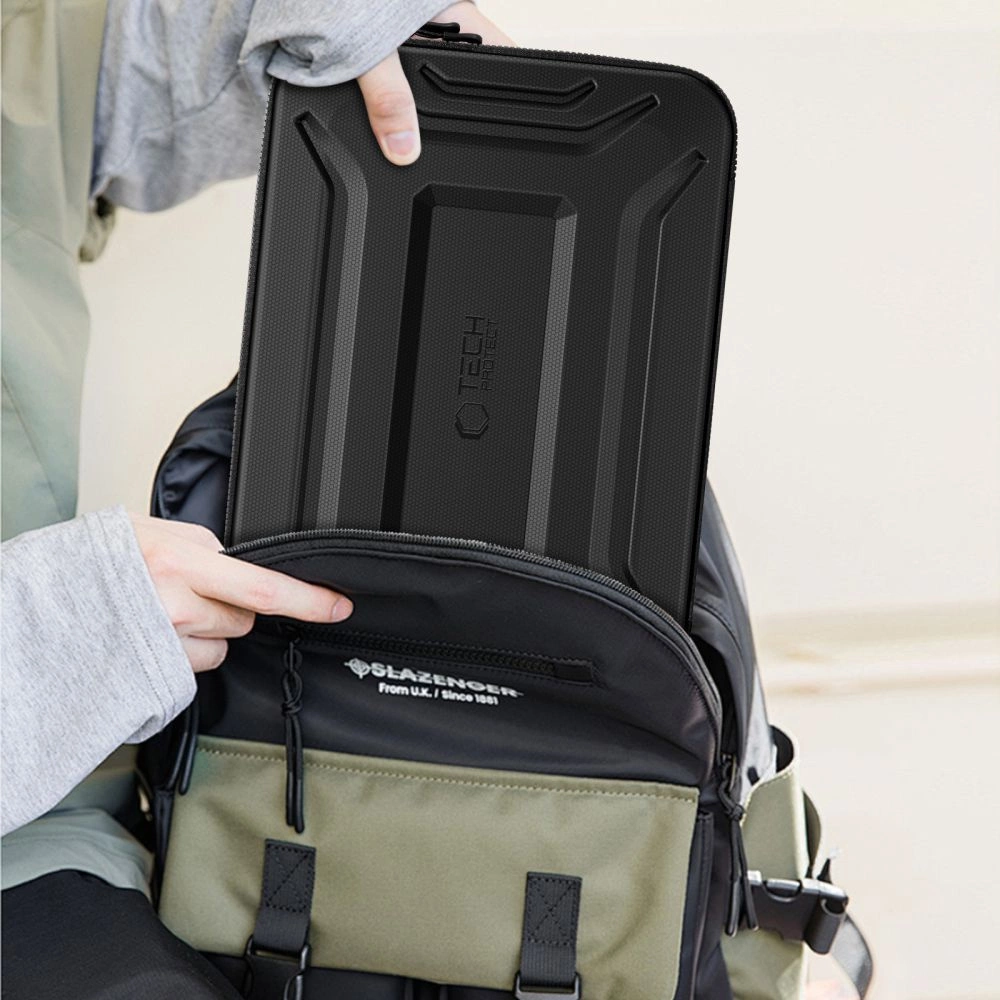 Tech-Protect Kevlar Pro nešiojamo kompiuterio dėklas 15–16” – juodas - Image 11
