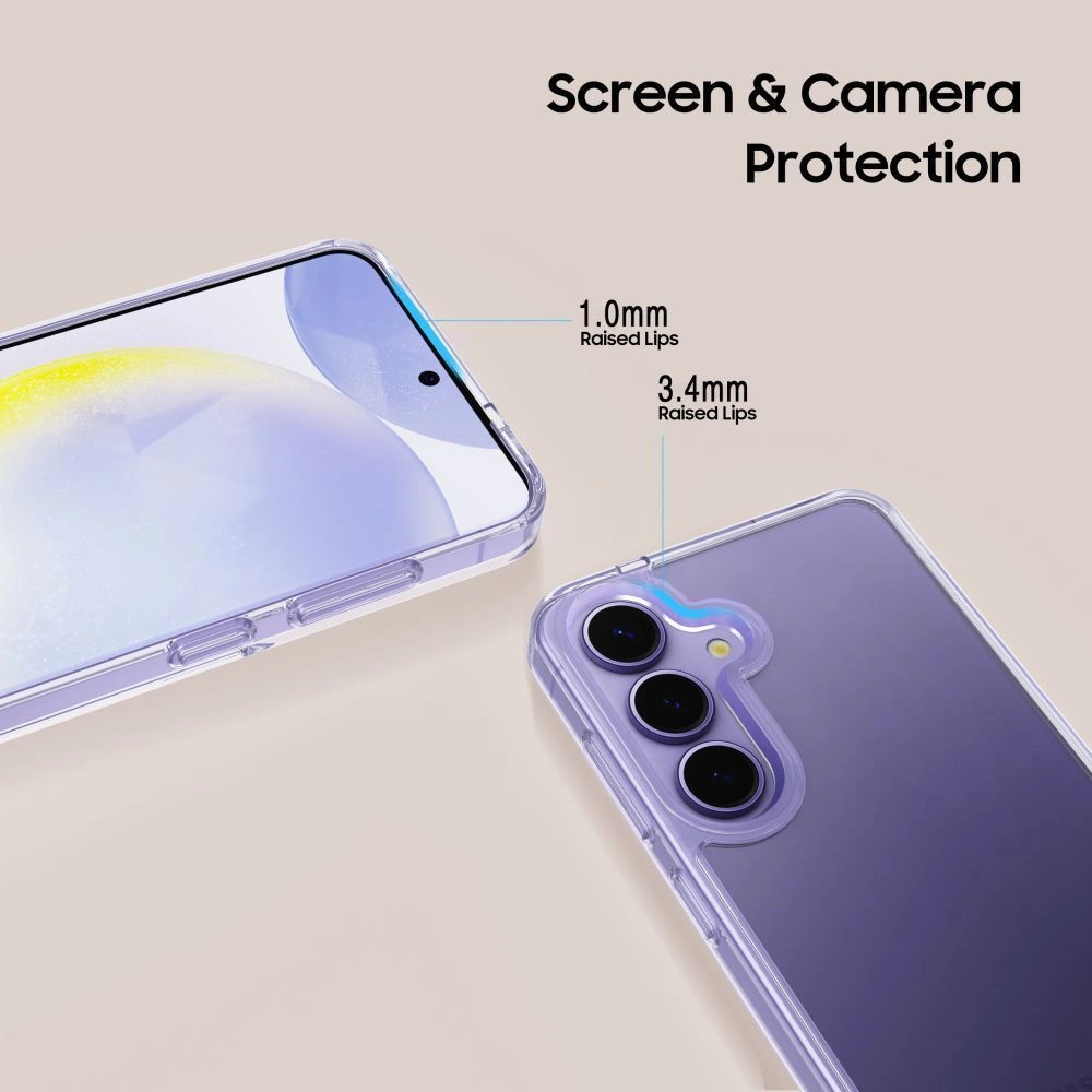 Tech-Protect FlexAir Hybrid dėklas Samsung Galaxy A56 5G – skaidrus - Image 3