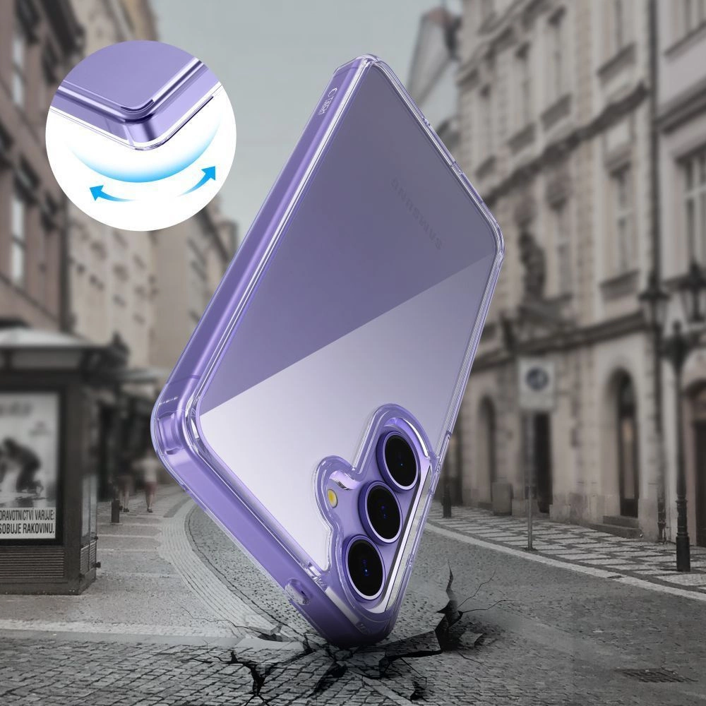 Tech-Protect FlexAir Hybrid dėklas Samsung Galaxy A56 5G – skaidrus - Image 4
