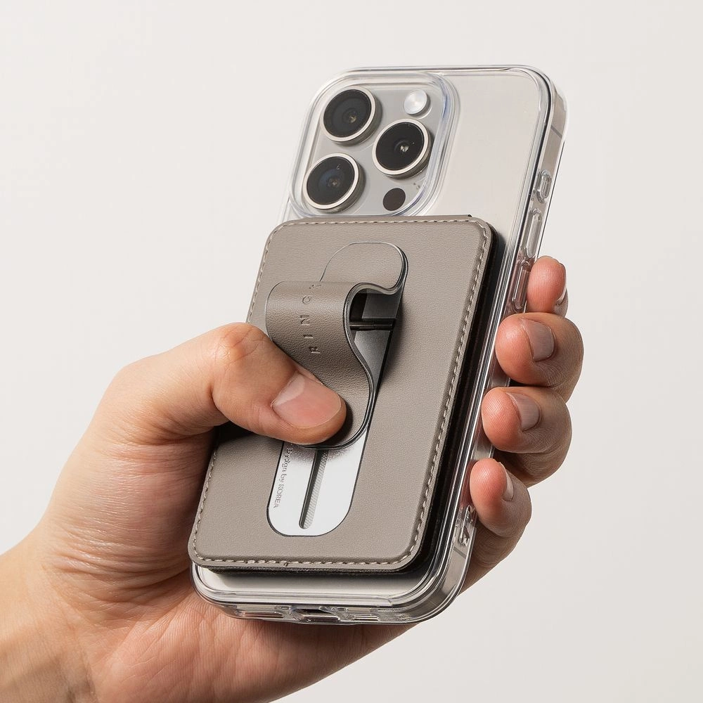 Ringke Wallet Slide Grip MagSafe dėklas – juodas - Image 8