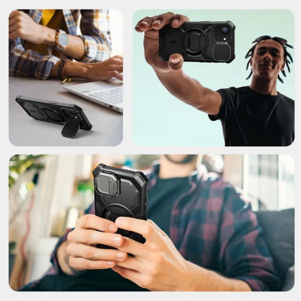 Supcase IBLSN Armorbox Mag iPhone 16e dėklas – juodas - Image 5