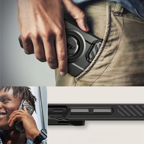 Supcase UB XT Mag MagSafe iPhone 16e dėklas – juodas - Image 6