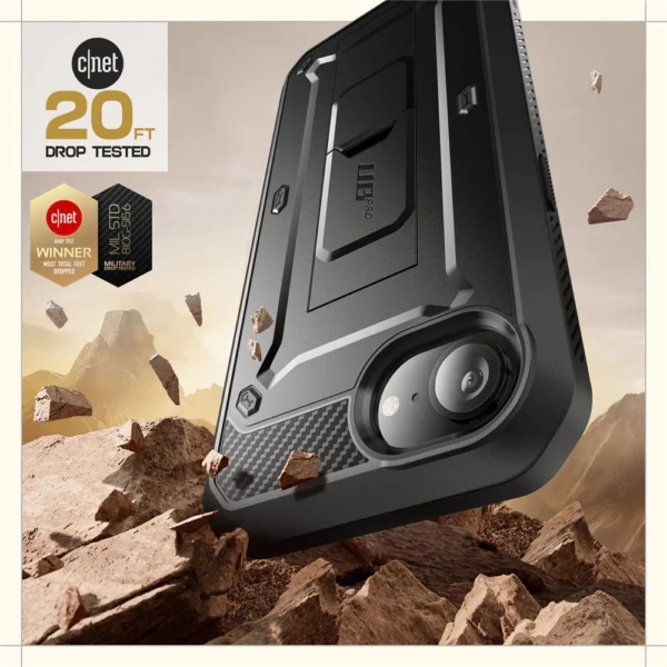 Supcase Unicorn Beetle Pro iPhone 16e dėklas – juodas - Image 2