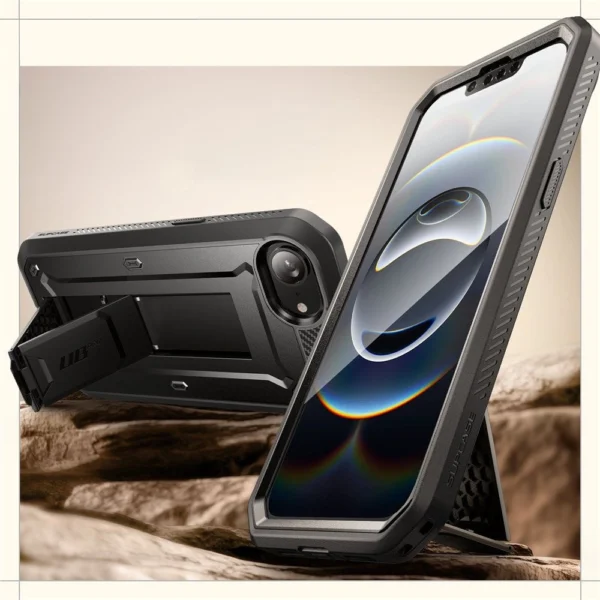 Supcase Unicorn Beetle Pro iPhone 16e dėklas – juodas - Image 3