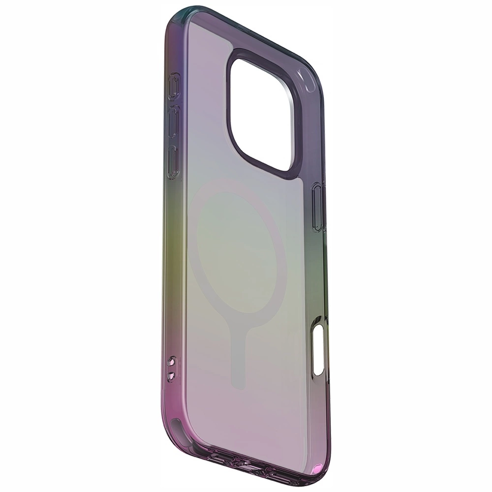Uniq Iridescia Magclick įkrovimo dėklas iPhone 16 Pro – juodas - Image 3