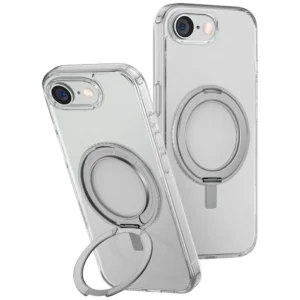 Uniq Swivix 360 Rotating Kickstand Case for iPhone 16e - Clear