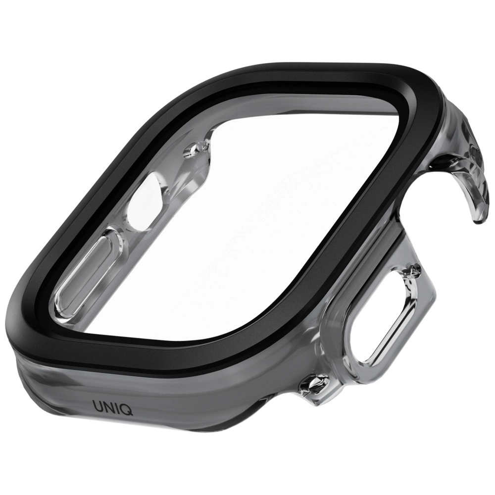 Uniq Voute grūdinto stiklo dėklas Apple Watch Ultra 49 mm – juodas - Image 3