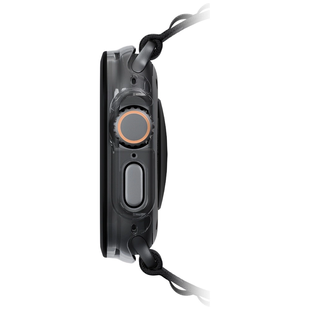 Uniq Voute grūdinto stiklo dėklas Apple Watch Ultra 49 mm – juodas - Image 4