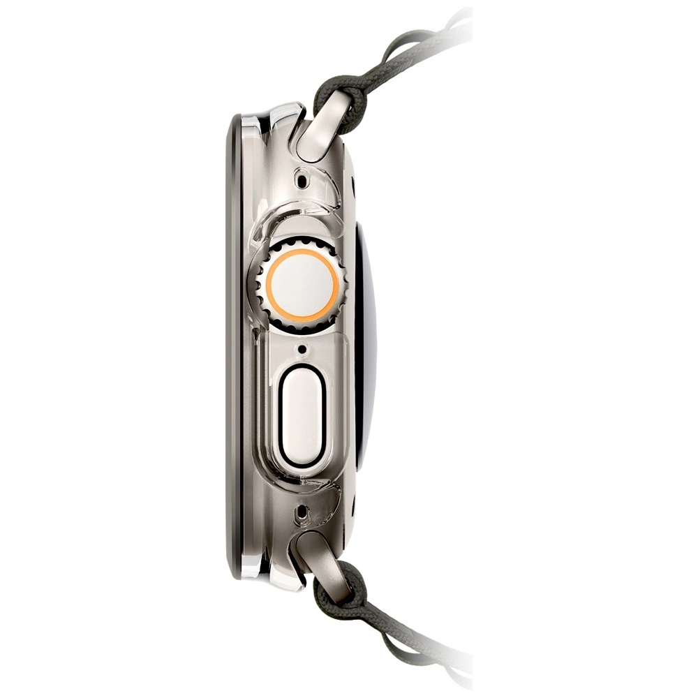 Uniq Voute dėklas su grūdintu stiklu Apple Watch Ultra 49 mm – sidabro - Image 4
