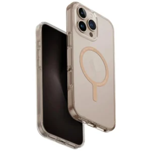 Uniq Clario Magclick Charging Case for iPhone 16 Pro Max - Transparent Gold