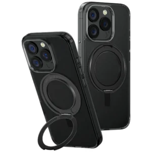 Uniq Swivix 360 Rotating Kickstand Case for iPhone 16 Pro - Black