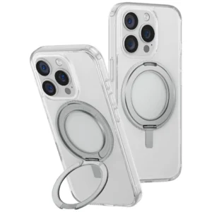 Uniq Swivix 360 Rotating Kickstand Case for iPhone 16 Pro - Clear