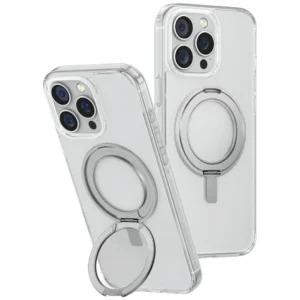 Uniq Swivix 360 Rotating Kickstand Case for iPhone 16 Pro Max - Clear