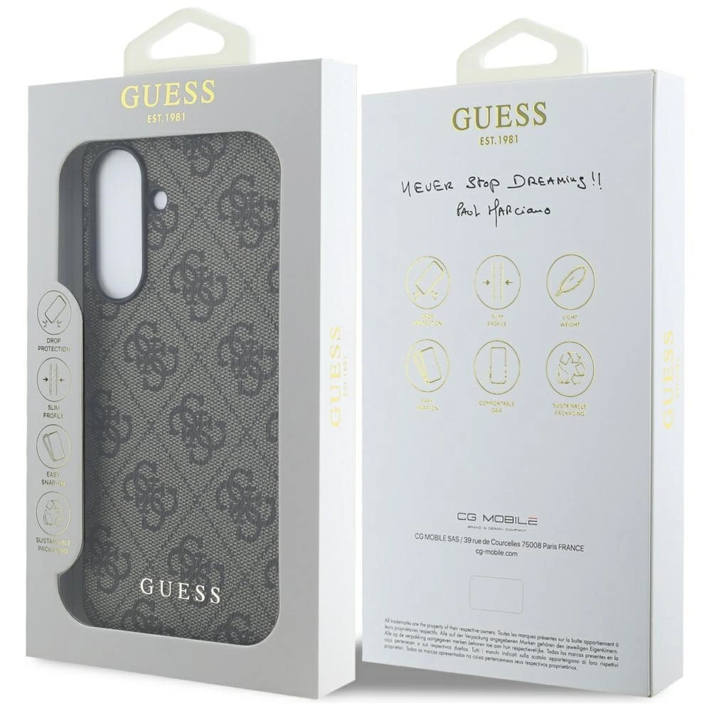 Guess 4G Metal Gold Logo dėklas Samsung Galaxy A36 - rudas - Image 7