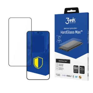 Tempered glass 3mk HardGlass Max Black for Samsung Galaxy S25 Edge