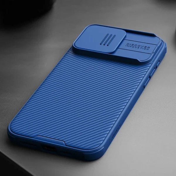 Nillkin CamShield Pro Magnetic dėklas iPhone 15 su kameros apsauga - žalias - Image 13
