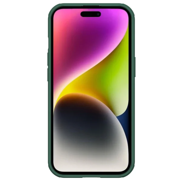 Nillkin CamShield Pro Magnetic dėklas iPhone 15 su kameros apsauga - žalias - Image 2