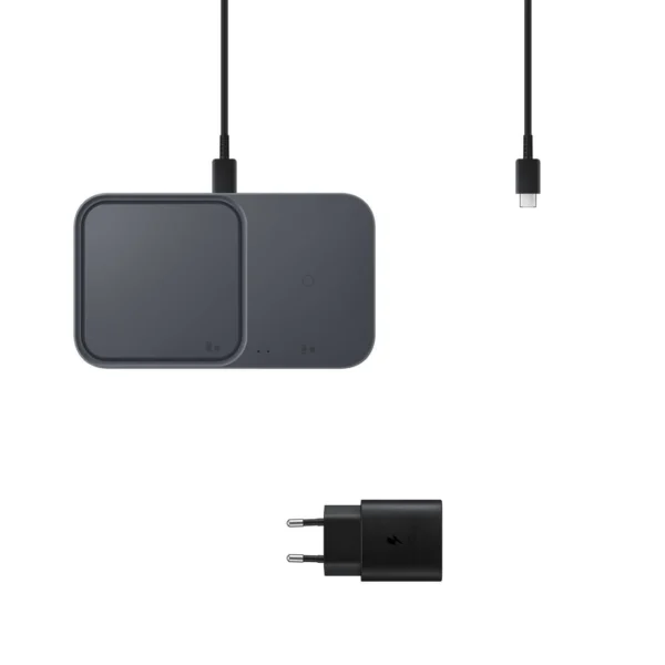 Samsung Duo EP-P5400TBEGEU 15W indukcinis įkroviklis su tinklo įkrovikliu ir kabeliu - juodas - Image 6