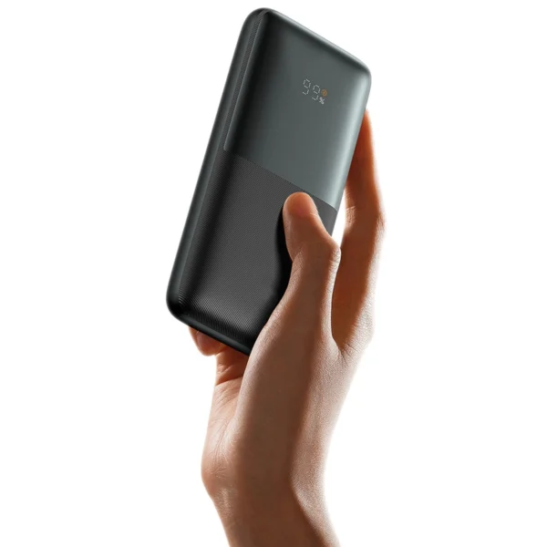 Baseus Bipow Pro powerbank 10000mAh 20W juodas su USB A - USB C 3A 0.3 m kabeliu (PPBD040201) - Image 14