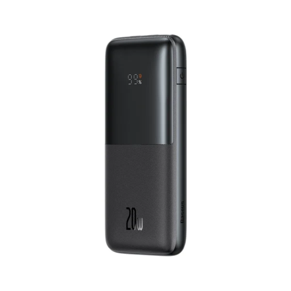 Baseus Bipow Pro powerbank 10000mAh 20W juodas su USB A - USB C 3A 0.3 m kabeliu (PPBD040201) - Image 10