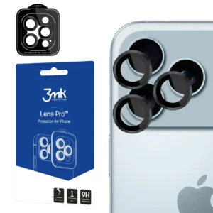 3mk Lens Protection Pro Camera Lens Glass for Apple iPhone 17 Pro /17 Pro Max - Black