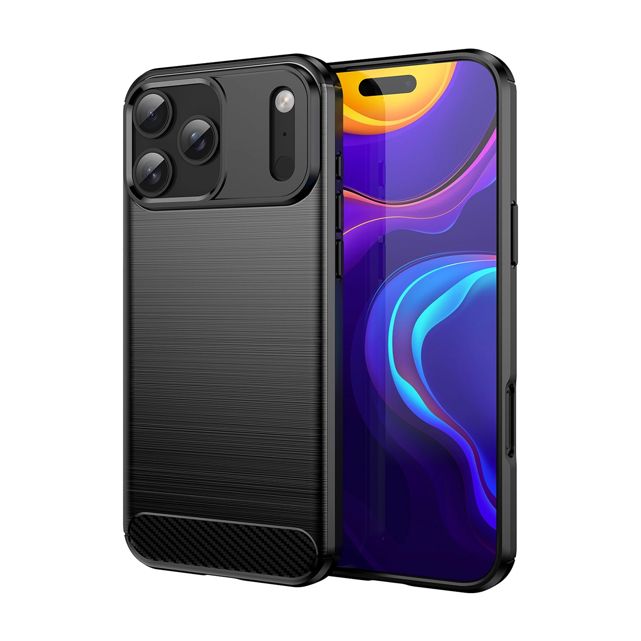 Carbon Case for iPhone 17 Pro - Black