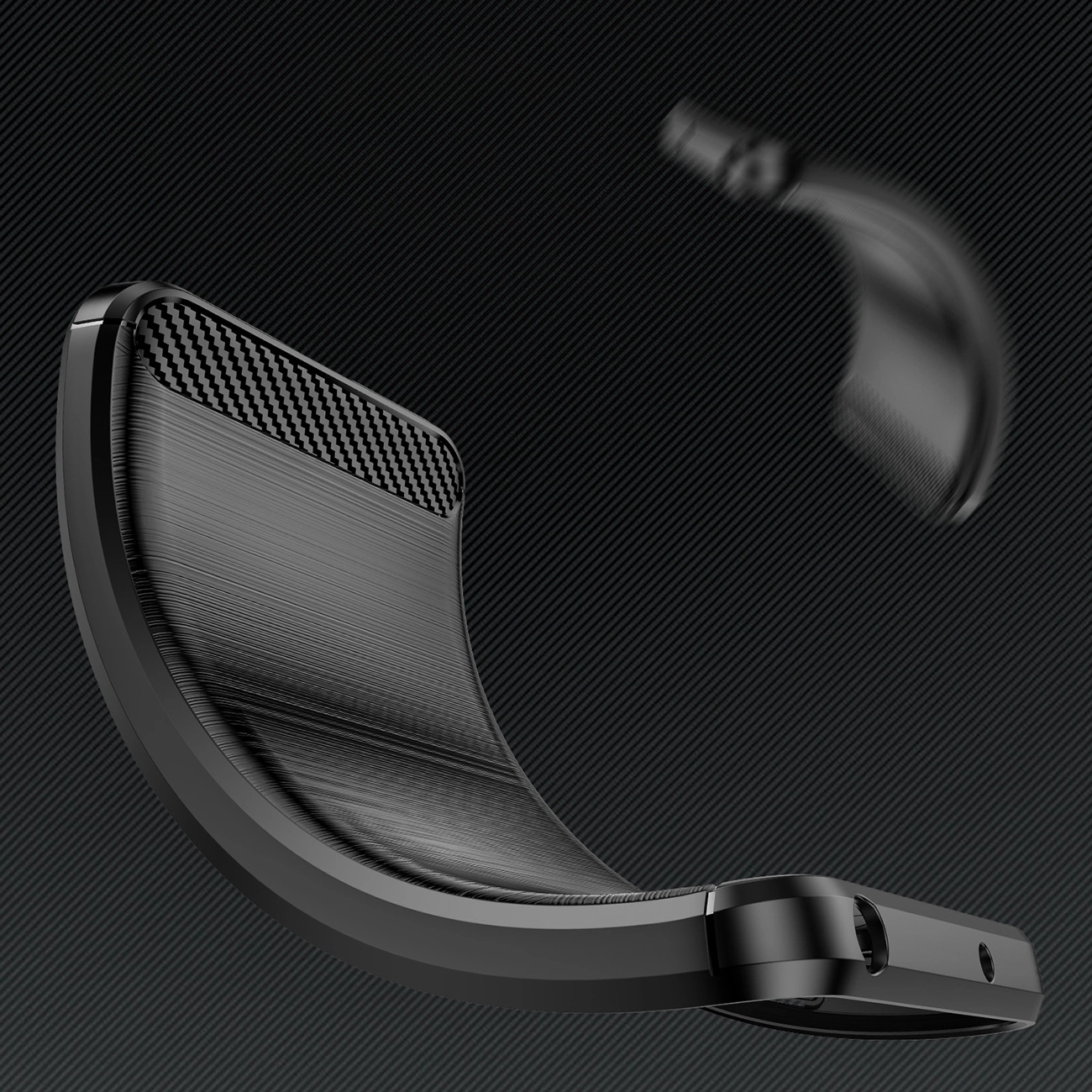 Carbon dėklas iPhone 17 Pro – juodas - Image 4