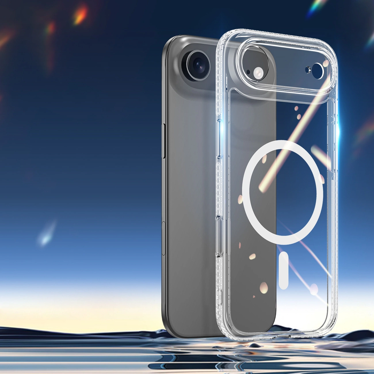 Dux Ducis Clin Mag dėklas iPhone 17 Air suderinamas su MagSafe – skaidrus - Image 13