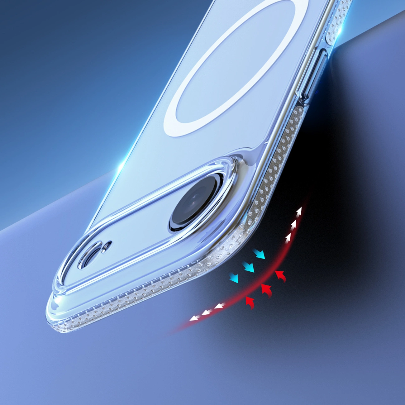 Dux Ducis Clin Mag dėklas iPhone 17 Air suderinamas su MagSafe – skaidrus - Image 8