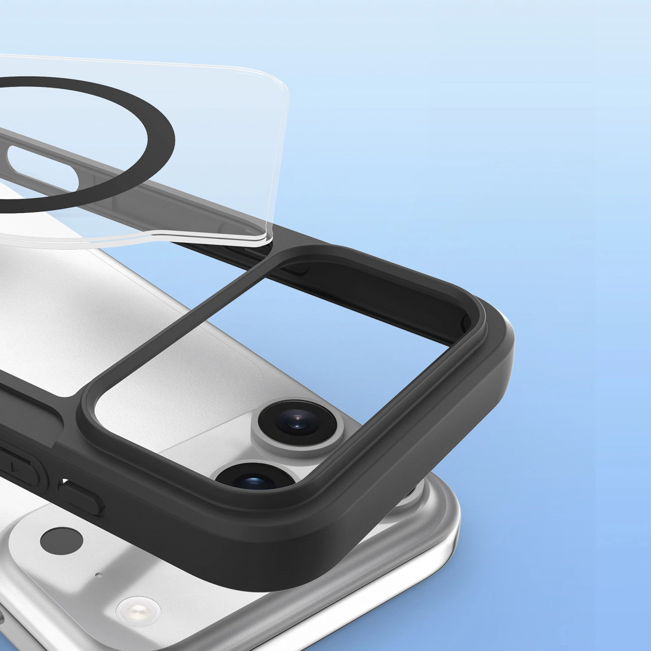 Dux Ducis Skin X Pro dėklas iPhone 17 Pro su pinigine, suderinamas su MagSafe – juodas - Image 11