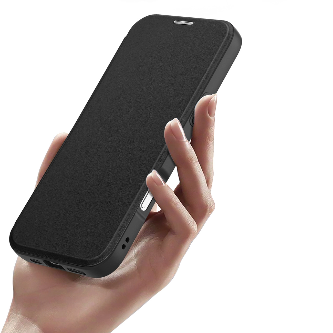 Dux Ducis Skin X Pro dėklas iPhone 17 Pro su pinigine, suderinamas su MagSafe – juodas - Image 7