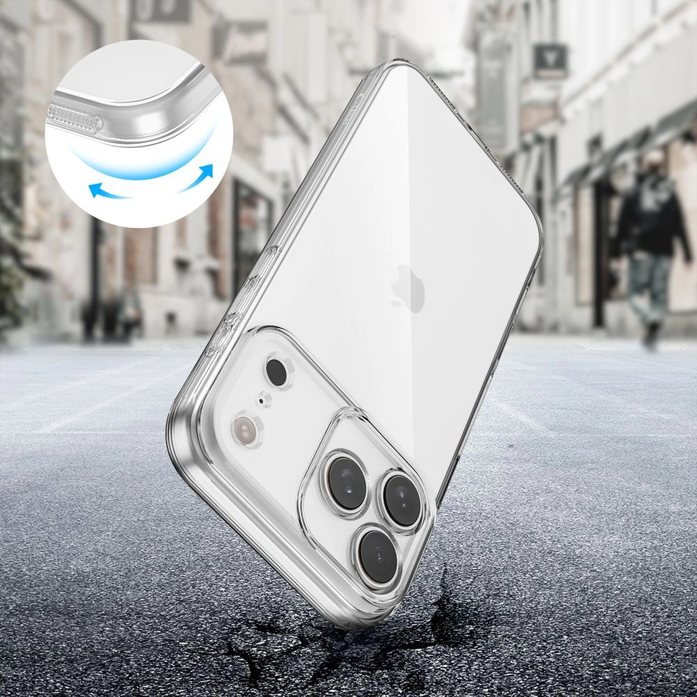 Tech-Protect FlexAir dėklas iPhone 17 Pro – skaidrus - Image 3