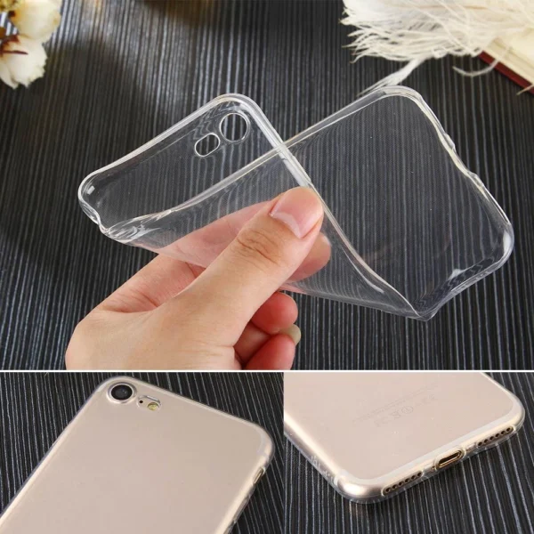 Ultra Clear 0.5 mm gelinis TPU dėklas Huawei Y5 2018 – skaidrus - Image 6