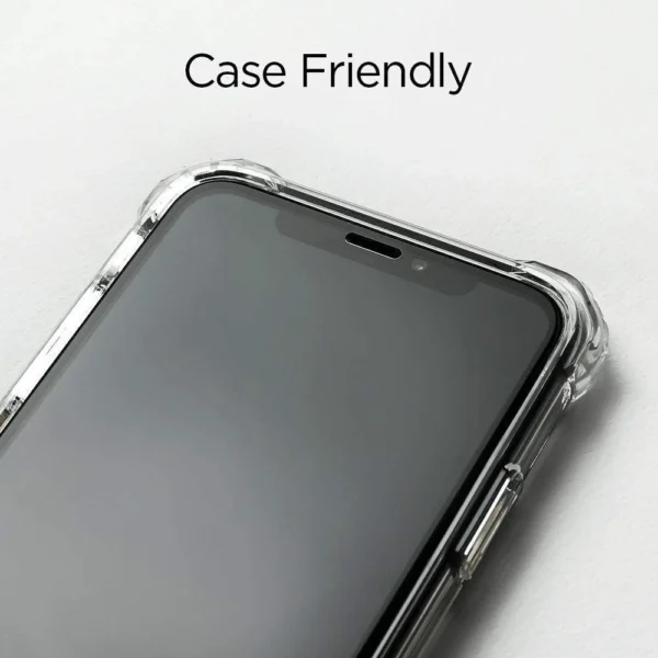 Spigen Glass FC grūdintas stiklas iPhone 11 / XR – juodas - Image 4
